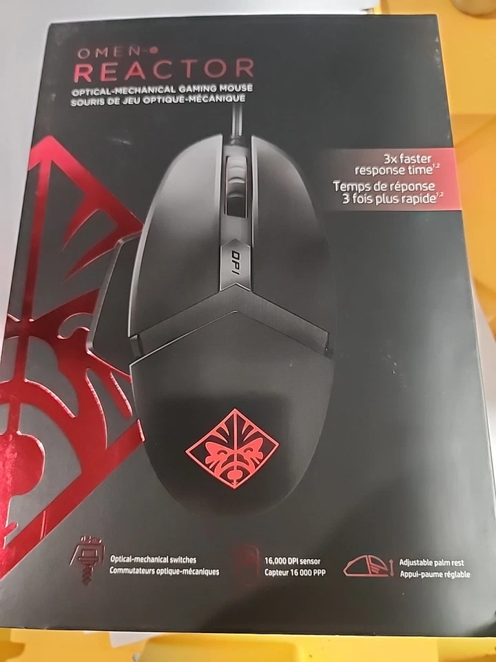 HP OMEN Kabelgebundene USB Gaming Reactor Maus - Schwarz