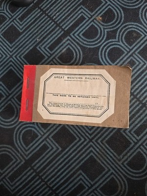 Tolles Western Railway Goods Station Konsignationsbuch Liverpool 1940er Pre-BR