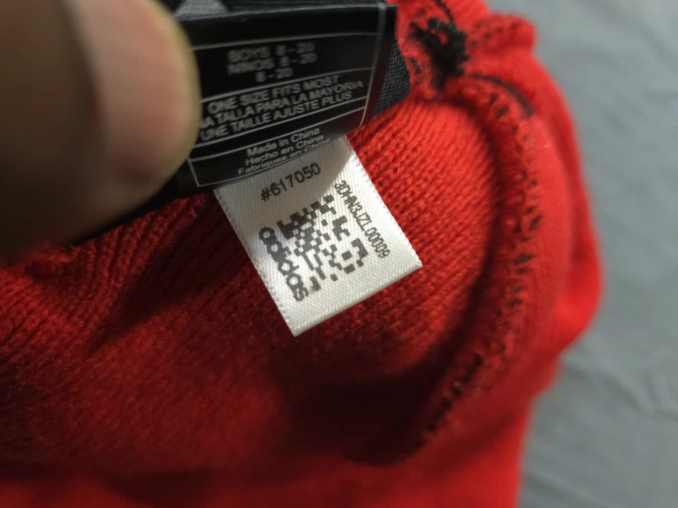 DC United Hat Adidas Youths One Size Fits All Pom Beanie Knit Boys Soccer MLS - Image 4 of 4