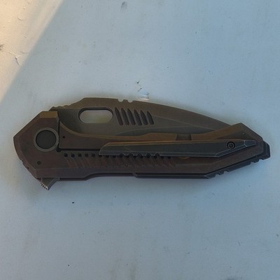 RSK PARAGON XL Custom Handmade Drop Point Pocketknife Manual Frame Lock. 