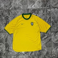 Vintage Nike Brazil 2000 Home Football Soccer Jersey Shirt