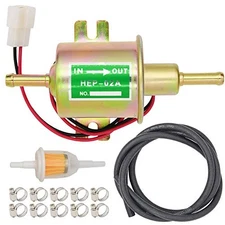 Universal Electric Fuel Pump Kit 12V (3-6PSI) inline Low Pressure Fuel Pump 
