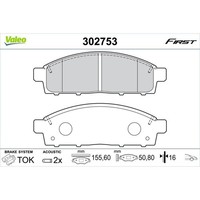 Valeo BremsbelÄGe Satz Vorne Passend FüR Fiat Fullback Mitsubishi L200 Pajero