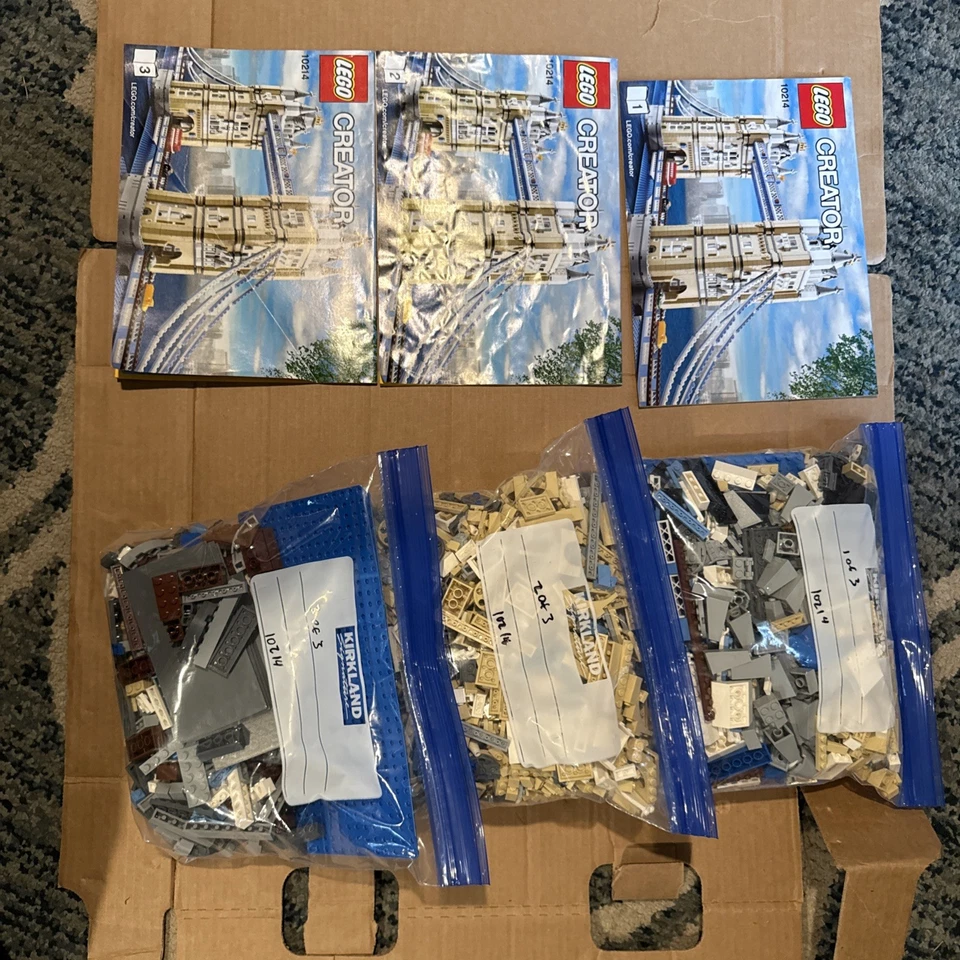 LEGO London Tower Bridge #10214 100% completo con instrucciones sin caja Foto 2 de 4