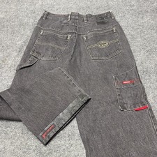 Jeans vintage Y2K Ecko Unltd nero uomo 32x29 denim larghi passanti da falegname