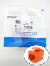 Commscope USL600-ORG Uniprise SL-Series RJ45 Cat6 Jack, Orange ~STSI