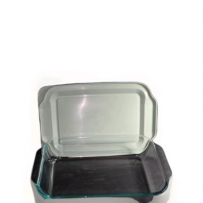 Pyrex 9''x13x3.25'' (5 Quart) Glass Deep Casserole Dish with Lid Sage Green Nice
