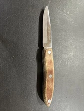 Interpur Paring Knife Stainless Blade Wood Handle 3 Rivet Full Tang Japan