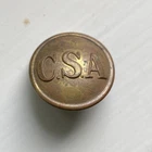 Original Confederate CSA Type Uniform Button Non-Dug Antique Superior Quality