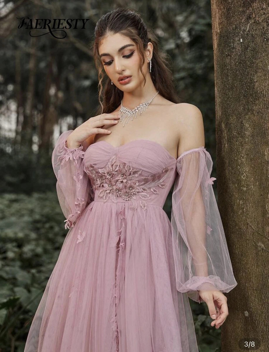eucalyptus chiffon bridesmaid dresses Zapakasa Women Eucalyptus Chiffon Bridesmaid Dress Spaghetti Straps A-Line  Long Wedding Party Dress with Slit main image 1