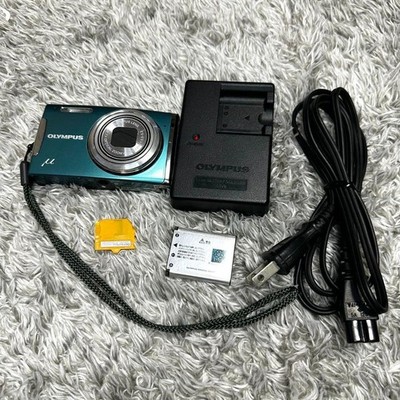 OLYMPUS μ 1060 blau kompakte Digitalkamera getestet funktionierender...