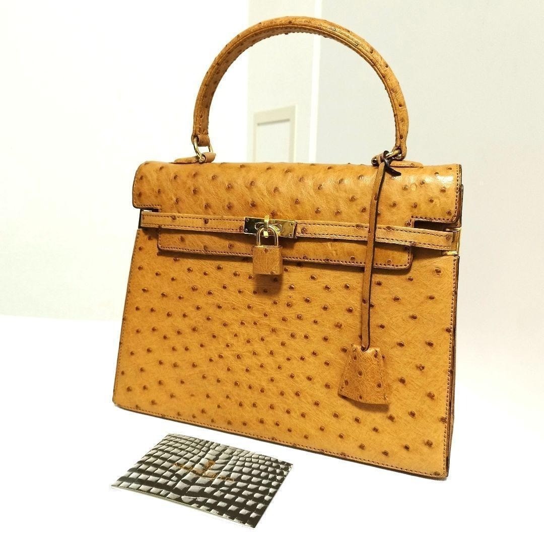 MINT MORABITO MORABITO Signature Item Scala 28 leather Top Handle Handbag Brown