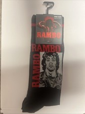 Rambo First Blood Socks Unisex Crew Size 7-12 New With Tags