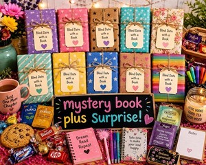 Blind Date With A Book! Mystery Book Be Surprised Fun Gift Exciting Surprise