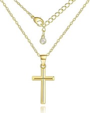 14K Gold Cross Necklace for Women Small Cross Necklace for Women 14K Gold Neckla