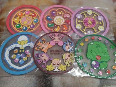 Ojajo Doremi Clear Rubber Coaster Complete Set 6pcs Collectible Rare