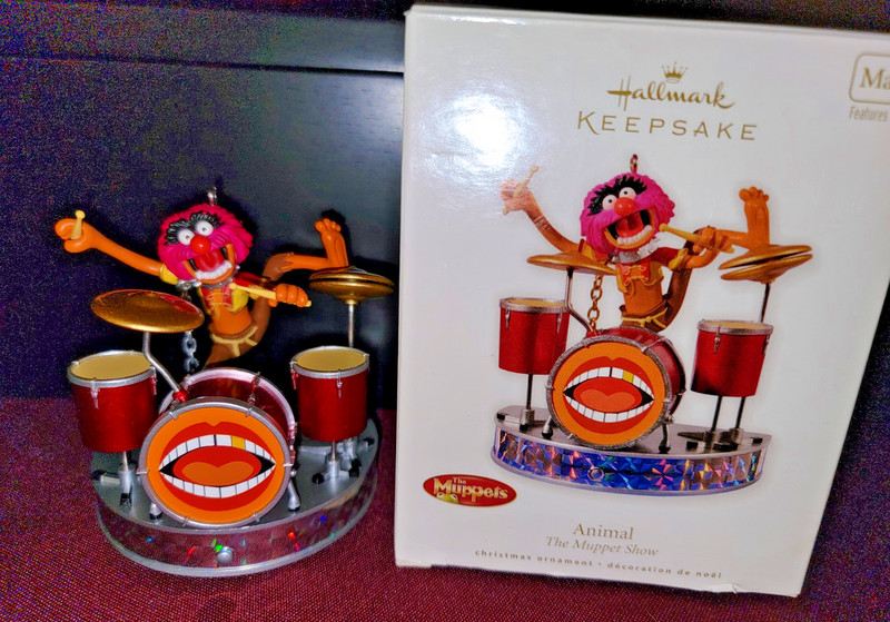 Hallmark Keepsake Ornament Animal Muppet Show Drummer Magic Sound - see video