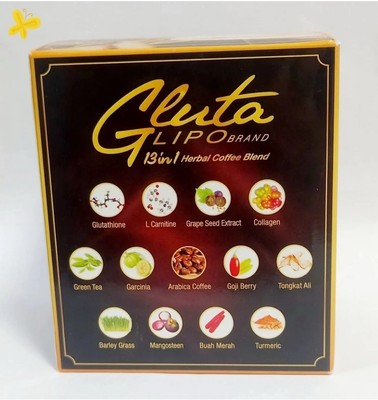 GlutaLipo Gluta Lipo Coffee & Juice Bundle - 20 Sachets (US Seller) | eBay