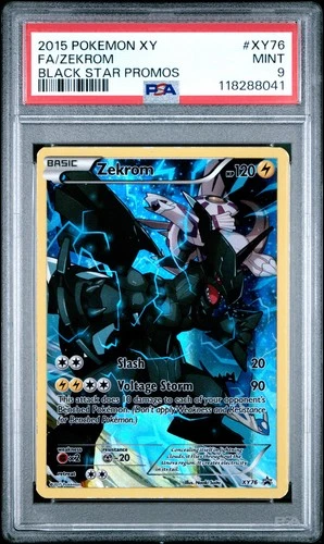 2015 POKEMON XY BLACK STAR PROMO ZEKROM #XY76 PSA 9 MINT #118288041