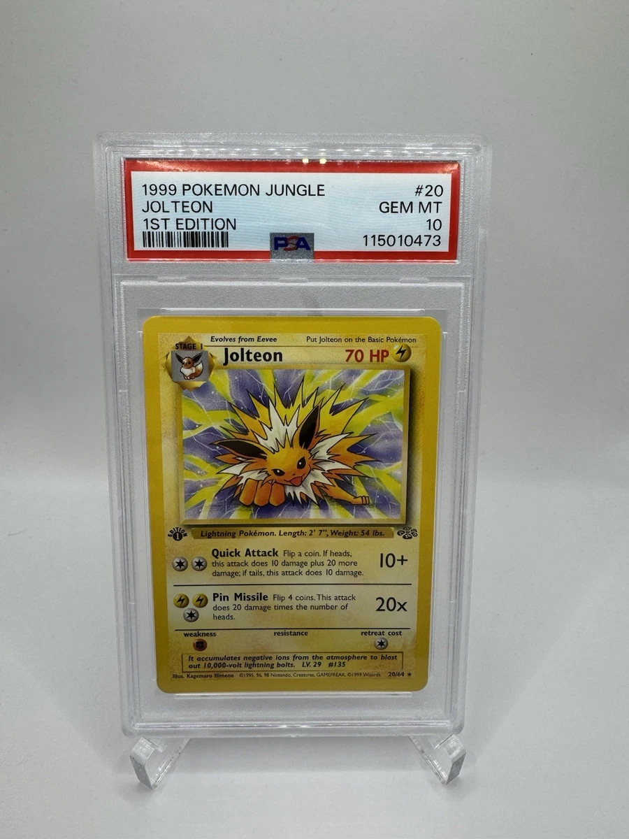 Jolteon Pokémon TCG Professional Sports Authenticator (PSA) Grade