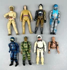 7 VINTAGE 1980s GI JOE ACTION FIGURES 3.75" Hasbro 1982 1983
