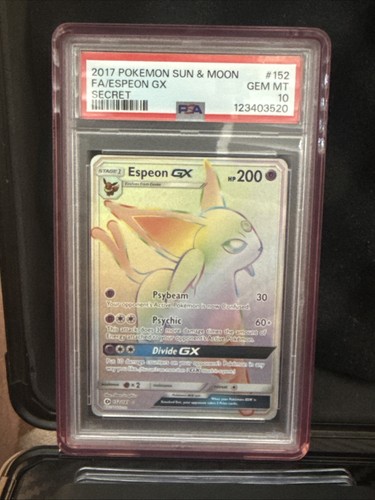 Espeon-GX graded PSA 10 for sale on eBay