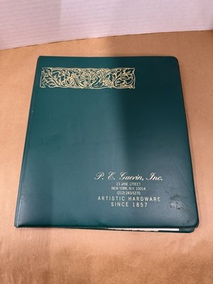 P.E. Guerin Inc Catalog No. 14 Artistic Hardware Binder NY