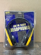 Vintage Electro Brand AM/FM Radio Headphones NOS Unopened Package Model 222