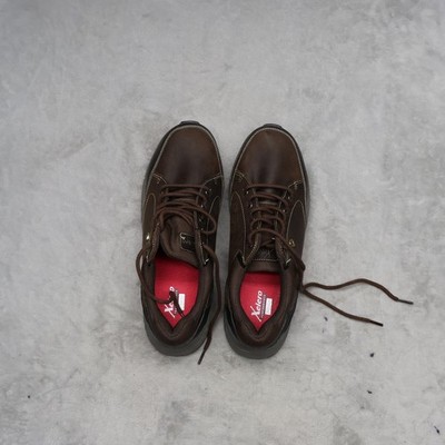 Xelero Men 11.5 Zurich Walking Shoes Brown Leather Lace Up  display picture 1