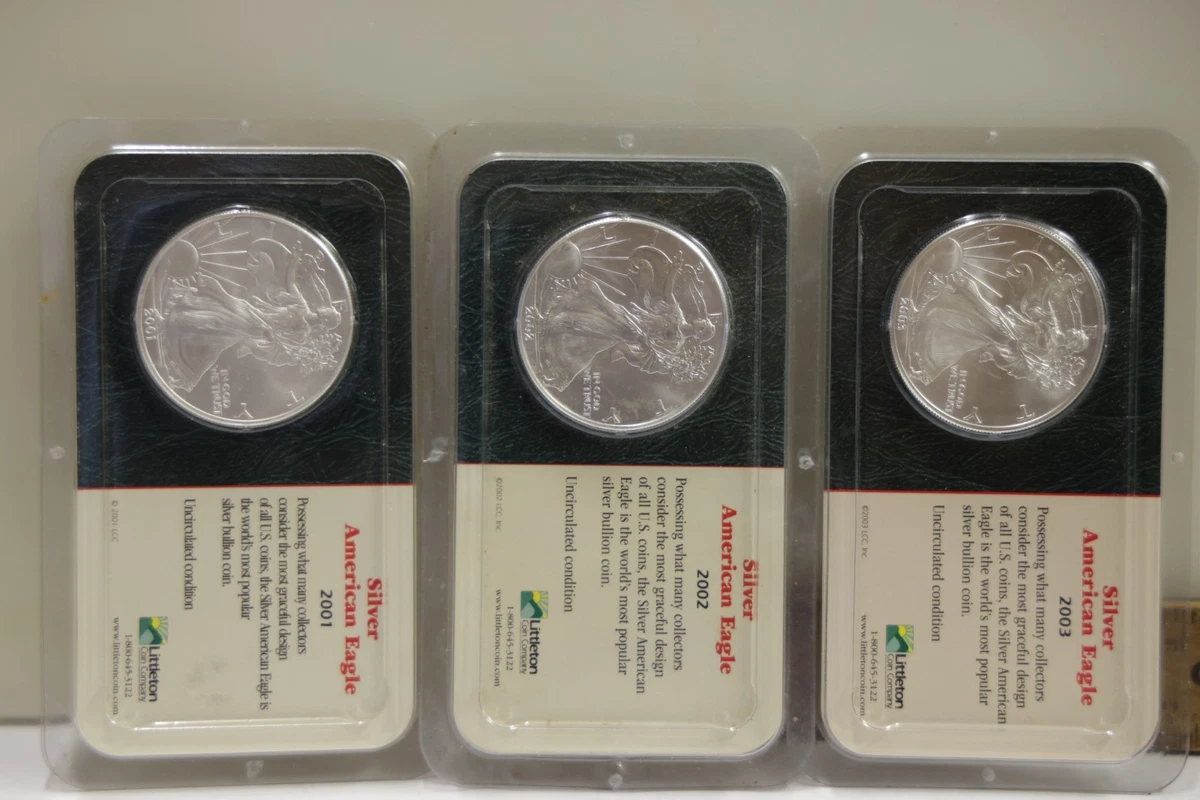 American Eagle 2001 U.S. Mint Silver Bullion Coins for sale | eBay