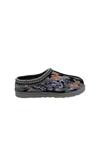 Palace x Ugg Unisex Black Camo Graphic Embroidered Tasman Slippers Gray Size 8 - Picture 5 of 19