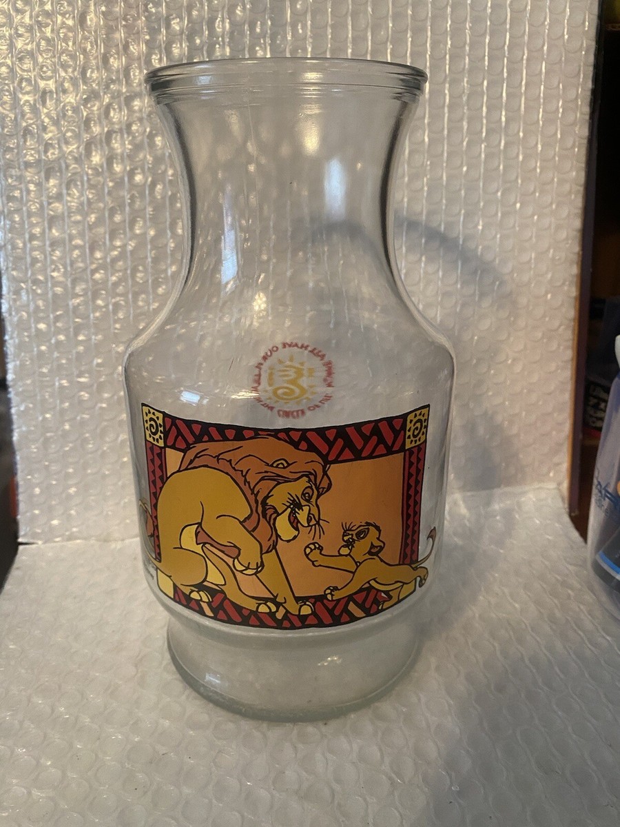 Disney Anchor Hocking The Lion King Simba Mufasa Glass