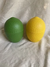 Hutzler Lemon and Lime Saver Keeper Storage Container Set - Keeps Fresh Longer