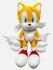Sonic The Hedgehog - Miles Tails Prower Movable Plush 10"H - Officially licensed