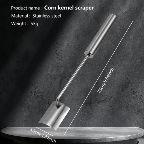 Corn Peeler corn stripper,Corn on the Cob Remover Long Handle stainless steel... - Picture 2 of 8