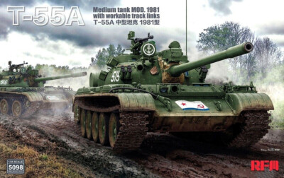 RM5098 RYE FIELD MODEL 1/35 T-55A Mod. 1981