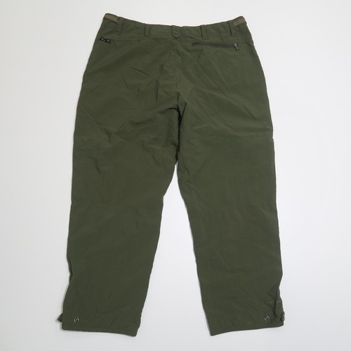 Pantalones de senderismo Columbia Omni Dry Capri para mujer 10 bolsillos verdes con cremallera ajustable - Imagen 2 de 14