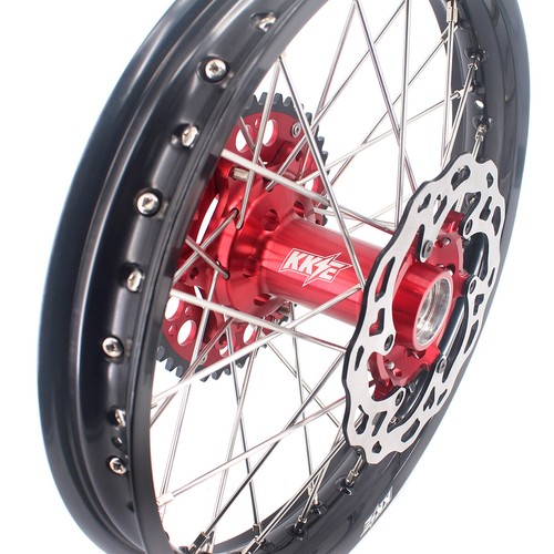 KKE 21/18 CNC Dirt Bike Wheels for 2021-2023 GAS GAS EC 250 300 350F MC 125 250 - Picture 6 of 12