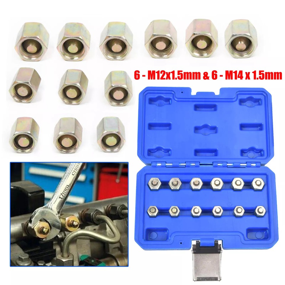 12pc Fuel Rail Sealing Plug Injection Rail Blanking Plugs CRD Common ...