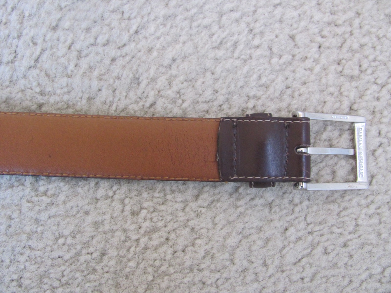 Banana Republic Men's Brown Leather Belt Size 34 eBay