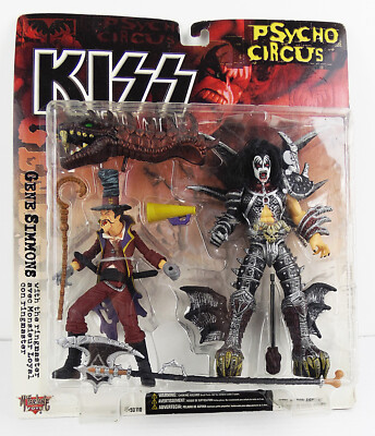 NEW Lot of 4 McFarlane KISS Psycho Circus Ultra-Action Figures