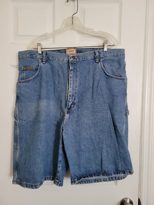 C E Schmidt Workwear Blue Jean Carpenter Shorts Mens Size 42