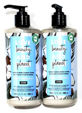 2 Bottles Love Beauty And Planet Coconut Water Mimosa Flower Luscious Hydration