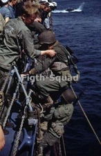 WW2 Picture Photo Normandy 1944 US Soldiers boarding Higgins boat 8376