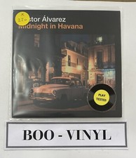 Néstor Álvarez - Midnight in Havana 7” orange vinyl record Latin pop NM / NM