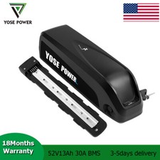 Electric Bike Battery 52V 13Ah Lithium Ebike Battery Hailong Battery 52V 1000W