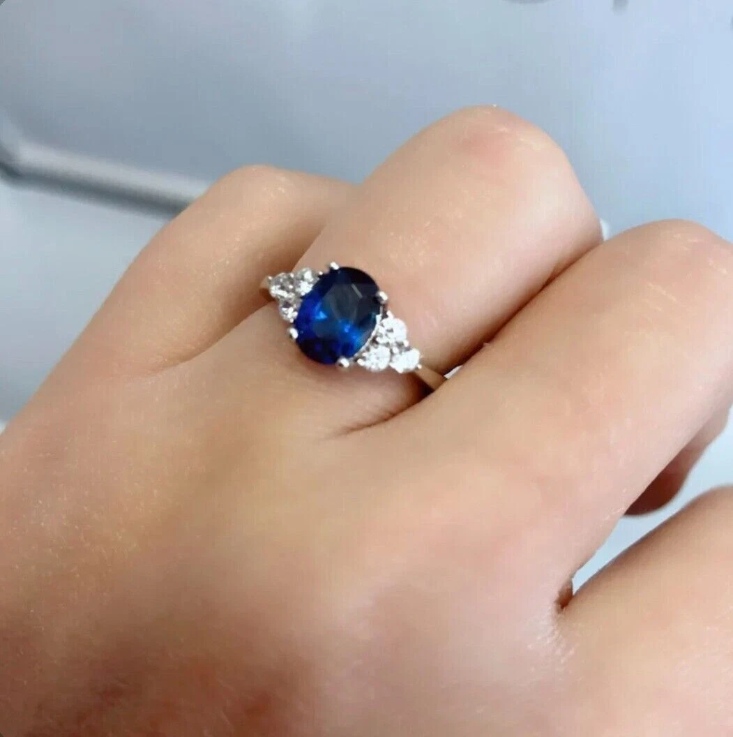 Blue sapphire hotsell ring for girl