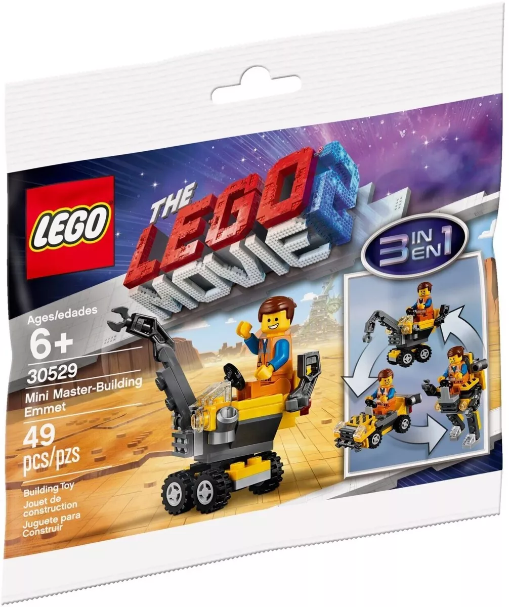 LEGO 30529 LEGO Movie 2 3 in 1 Mini Master Building Emmet NIP 49 Pieces 2019