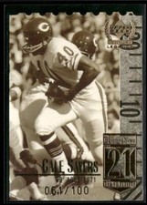 1999 Upper Deck Century Legends #21 Gale Sayers Century Collection #/100