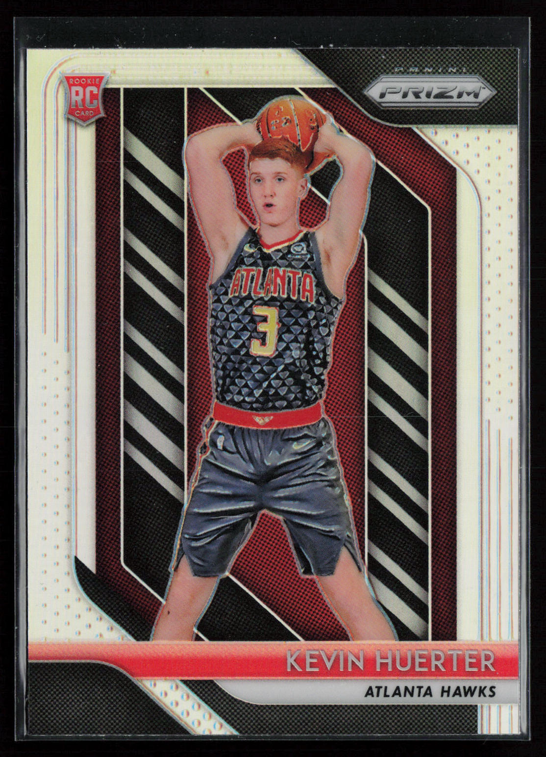 2018-19 Panini Prizm Prizms Ruby Wave Kevin Huerter #68 RC Atlanta Hawks